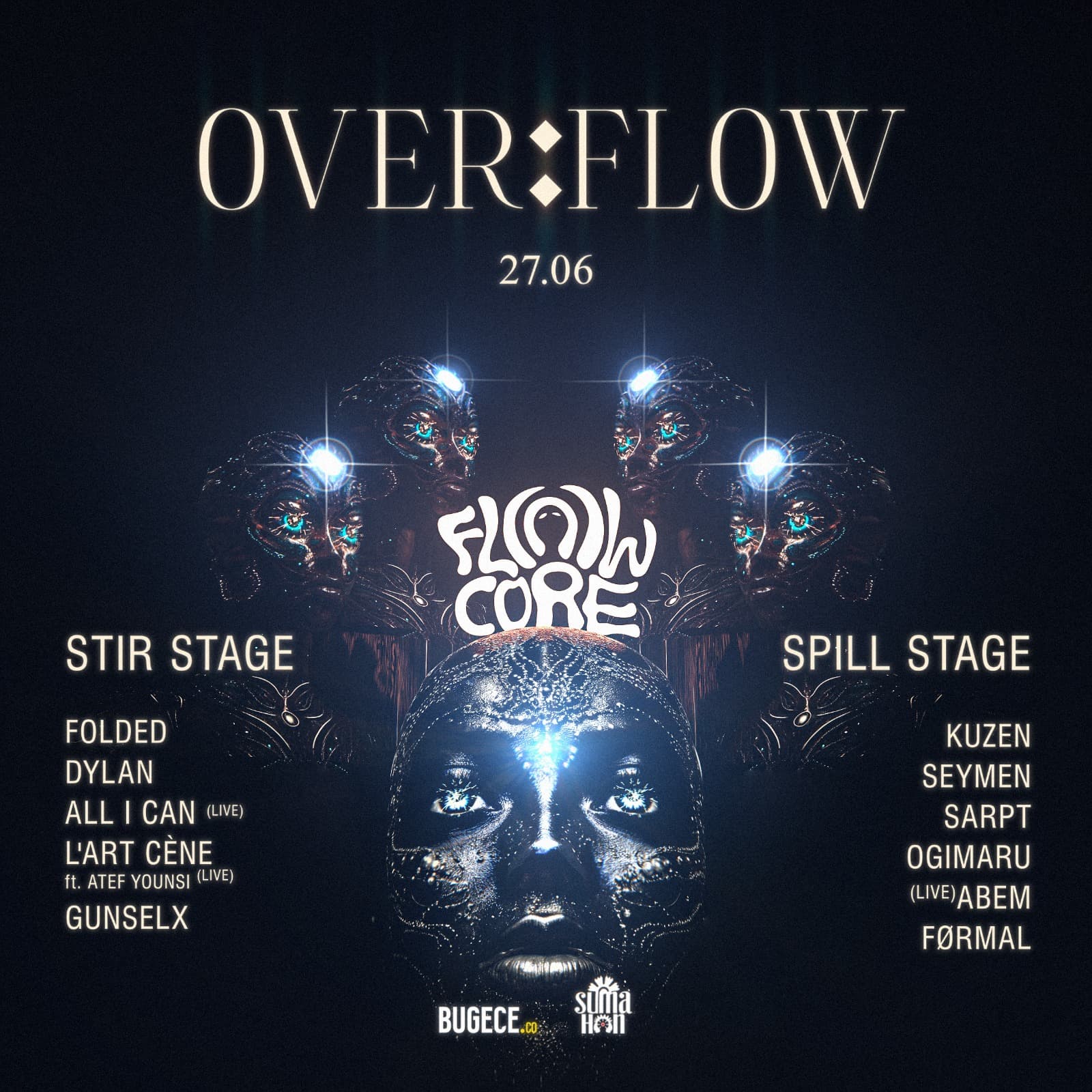 Overflow Event - Full Lineup